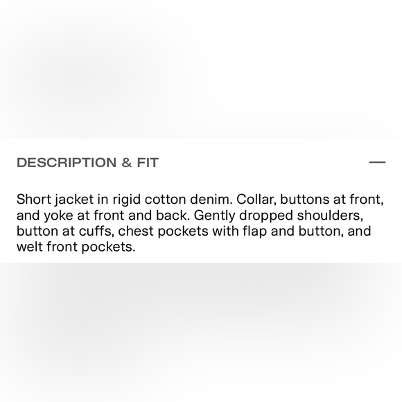 White Denim Jacket 100% Cotton - Size Large - Picture 7 of 9